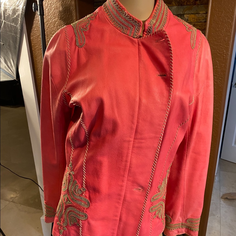 Ermanno scervino leather jacket